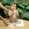 Spumă de baie pentru bebeluși cu extract de floare de Hibiscus etnobotanică de inspirație indigenă Epoch Hibiscus Baby Hair & Body Wash